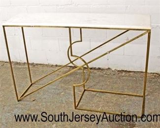  Modern Design Marble Top and Metal Base Console

Auction Estimate $100-$300 – Located Inside 