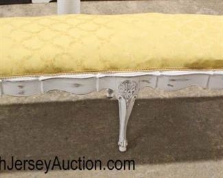  Country French Style Carved Distressed Upholstered 6 Leg End of the Bed Bench Window Bench

Auction Estimate $100-$300 – Located Inside 