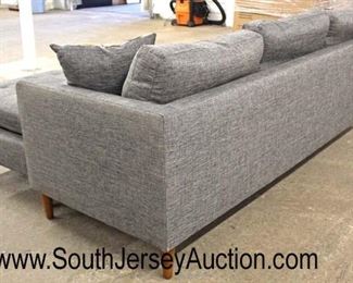  NEW Contemporary Upholstered Button Tufted Modern Design Sofa Chaise with Decorator Pillows

Auction Estimate $400-$800 – Located Inside 