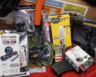 Hunting, stun guns and misc gear