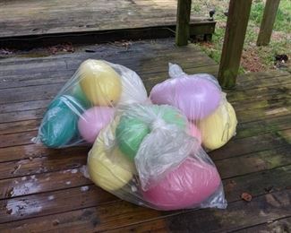 large plastic Easter eggs