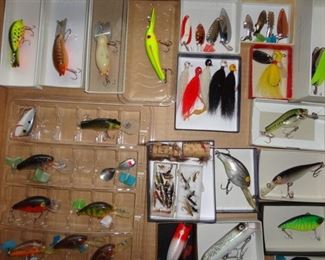 Tons of lures and flies 