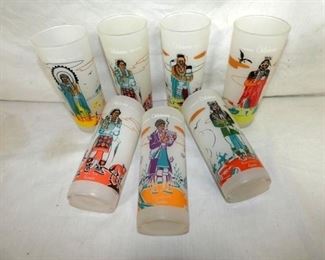 OKLAHOMA INDIANS GLASSES 