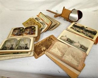 EARLY STERIO VIEWERS W/ SEV. EARLY CARDS 