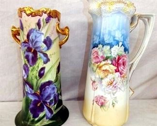 11-13IN BRUSSIA DECO. PITCHERS 