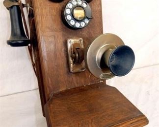 OAK WESTERN ELE. WALL PHONE 