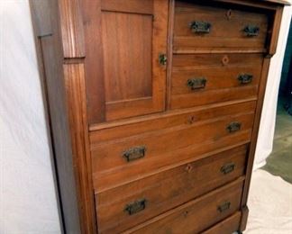 VIEW 2 LEFTSIDE WALNUT CHEST 