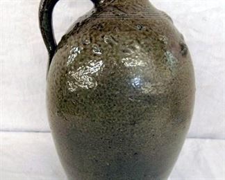 1G. SIGNED JM HAYS POTTERY JUG 