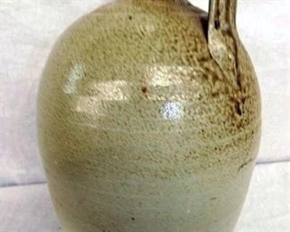 2G. UNSIGNED SALT GLAZE JUG 