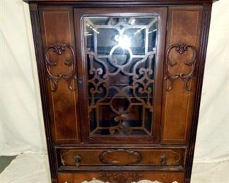 MAH. DECO CHINA CLOSET 