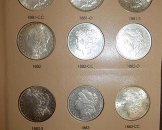 VIEW 3 1881 CC - 1884 MORGAN DOLLARS 