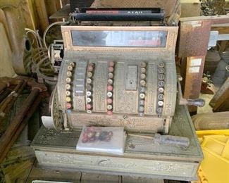 NATIONAL BRASS CASH REGISTER 