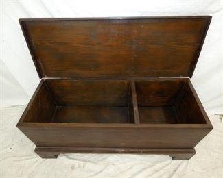 VIEW 2 INSIDE PINE BLANKET CHEST 