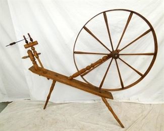 OAK PRIM. SPINNING WHEEL 