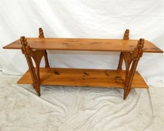4FT. HANDMADE PINE BUCKET BENCH 