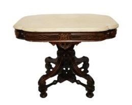 Victorian marble top table