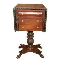 Antique 3 drawer nightstand