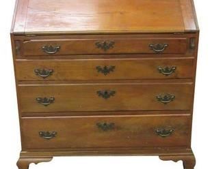 18th C. American chippendale desk