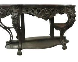 Carved Rosewood Credenza