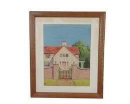 William Steeple Davis Watercolor