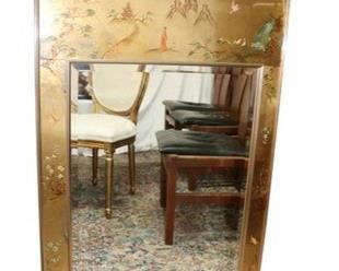 LaBarge Chinoiserie mirror