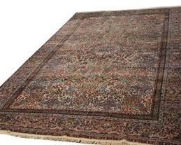 Antique Palace Size Kirman Persian Carpet