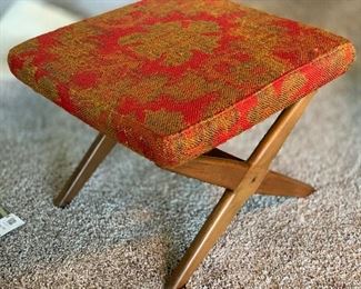 Mid-Century Modern Folke Ohlsson Reclining Lounge Chair w/ Ottoman 40x30x30in HxWxD