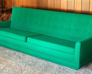 MCM Shamrock Green Sofa/Couch	33x95x32in	HxWxD
