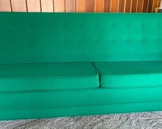 MCM Shamrock Green Sofa/Couch	33x95x32in	HxWxD
