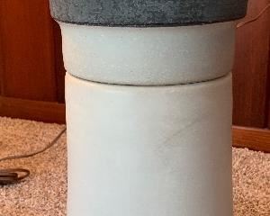 #1 MCM Marshall Studios Martz Pottery Lamp 40in H x 8in Diameter without Shade
#2 MCM Marshall Studios Martz Pottery Lamp 40in H x 8in Diameter without Shade