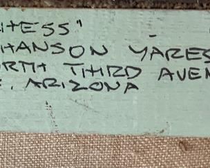 *Original* 1958 Dagne Hanson Yares “The Duchess” Painting 32.75x22.75x2inD HxWxD