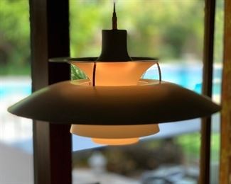 Vintage UFO Hanging Pendant Lamp		
