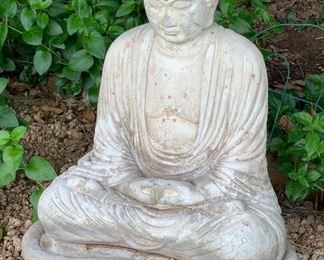 Henri Studio Concrete Buddha 21 x 16 x 12 HxWxD