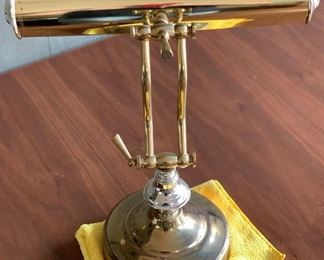 Vintage Brass Piano/Bankers Lamp	15x14x9in	HxWxD
