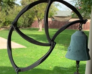 Jeff Cross Harmony Hollow Bronze Bells 24in Hang x 2inBell 3in Bell