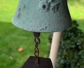 Jeff Cross Harmony Hollow Bronze Bells 24in Hang x 2inBell 3in Bell