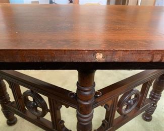 Antique Walnut Table AS-IS Needs Repair	28x44x44	HxWxD
