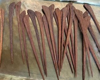 Danish Modern Teak cocktail Picks