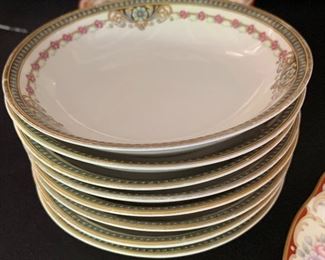 8pc B&CO Limoges France Bowls 5.35in Diameter