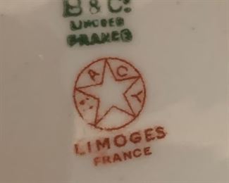 8pc B&CO Limoges France Bowls	5.35in Diameter	
