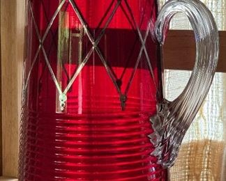 Lots of Ruby Red Glassware 
