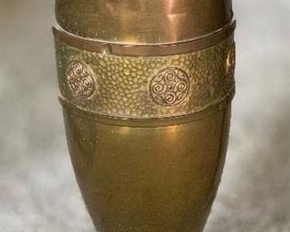 Brass Torpedo Fireplace Tool Holder	20in H	
