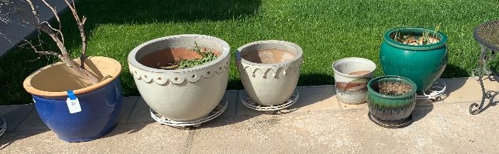lots of ceramic pots