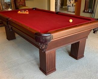 8ft Connelly Billiards Pool Table	31x54x98in	HxWxD
