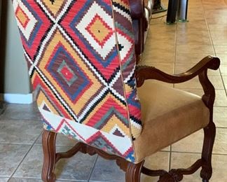 Sam Moore Navajo Blanket Chair #1 Leather Nailhead	46x28x29in	HxWxD
Sam Moore Navajo Blanket Chair #2 Leather Nailhead	46x28x29in	HxWxD
