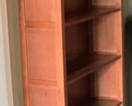 Cherrywood Bookshelf	72x39.5x13in	HxWxD
