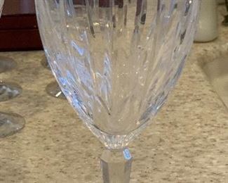 6pc Water Lenox Gold Rim Crystal Glasses Clarity		
11pc Wine Lenox Gold Rim Crystal Glasses Clarity
