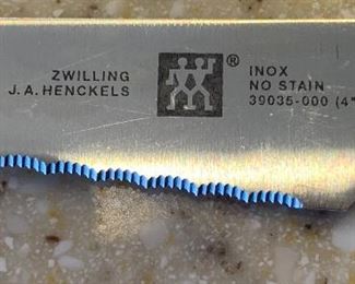 7pc Henckels 39035 steak knives		
