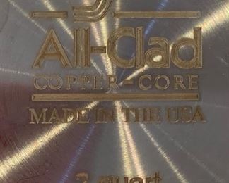 All-Clad Copper Core 2qt Sauce Pan		
