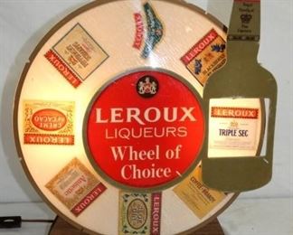 12X13IN. LEROUX  ROULETTE LIGHTED STORE 